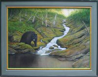 Bear at Roaring Fork falls